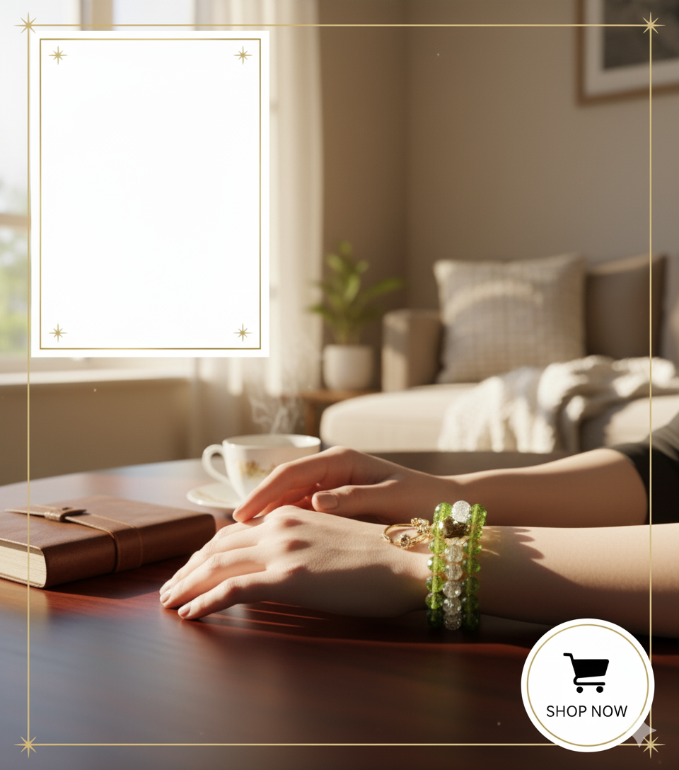 Spring Zest Crystal Ring Bracelet