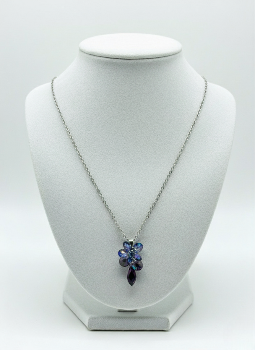 Violet Cascade Pendant