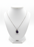Regal Amethyst Tear Drop Pendant